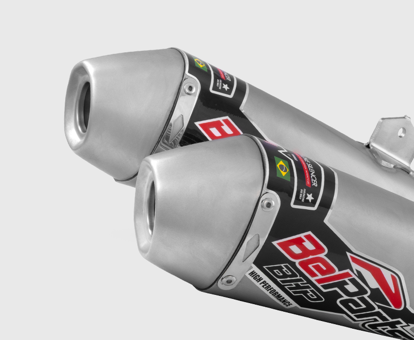 Escapamento HONDA CRF 450 R 17-18 Curva + Ponteira Dupla