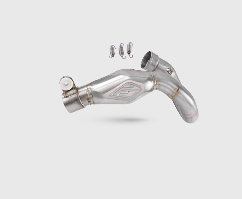 Escapamento HUSQVARNA FE 250 24-25 Curva + Ponteira Carbon