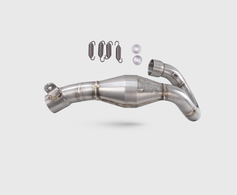 Escapamento KTM SXF 250 19-22 Curva + Ponteira