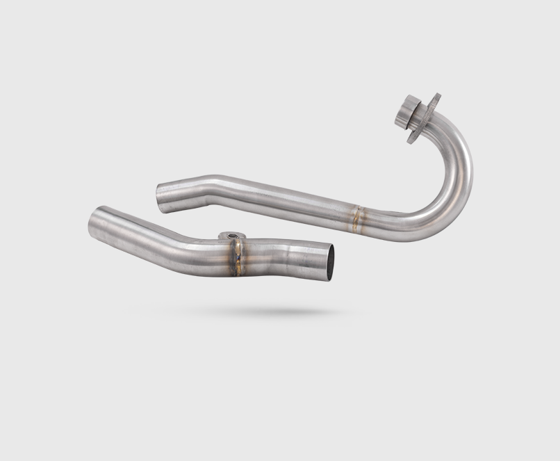 Escapamento HONDA CRF 250 R 18-21 Curva + Ponteira Dupla