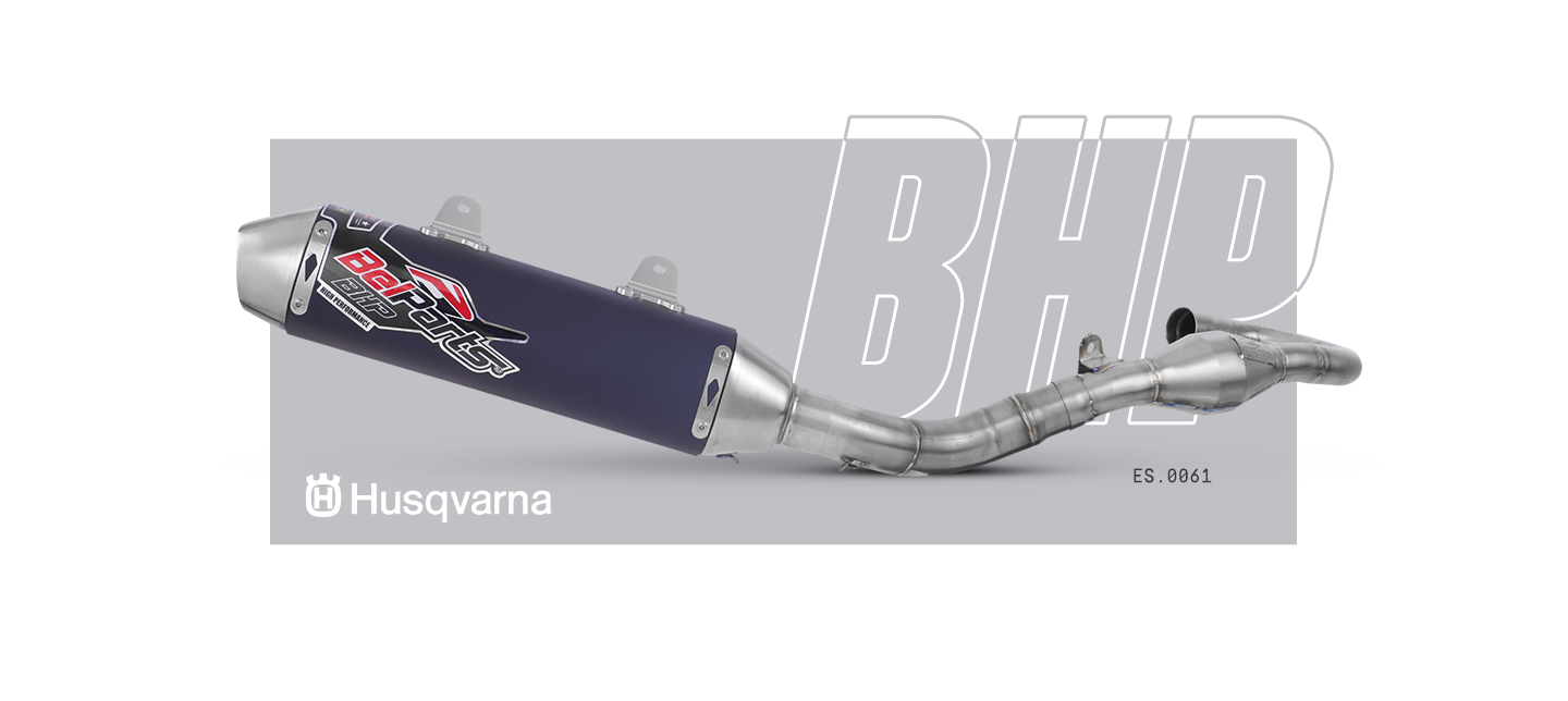 Escapamento HUSQVARNA FX 450 17-18 Curva + Ponteira