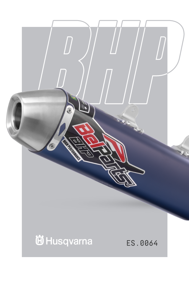 Escapamento HUSQVARNA FX 350 19-22 Curva + Ponteira