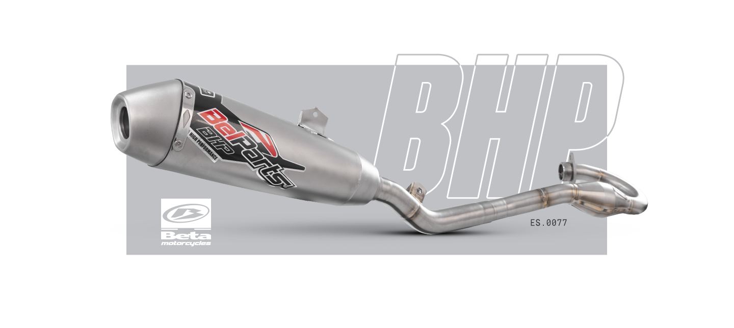 Escapamento BETA RR 430 20-25 Curva + Ponteira