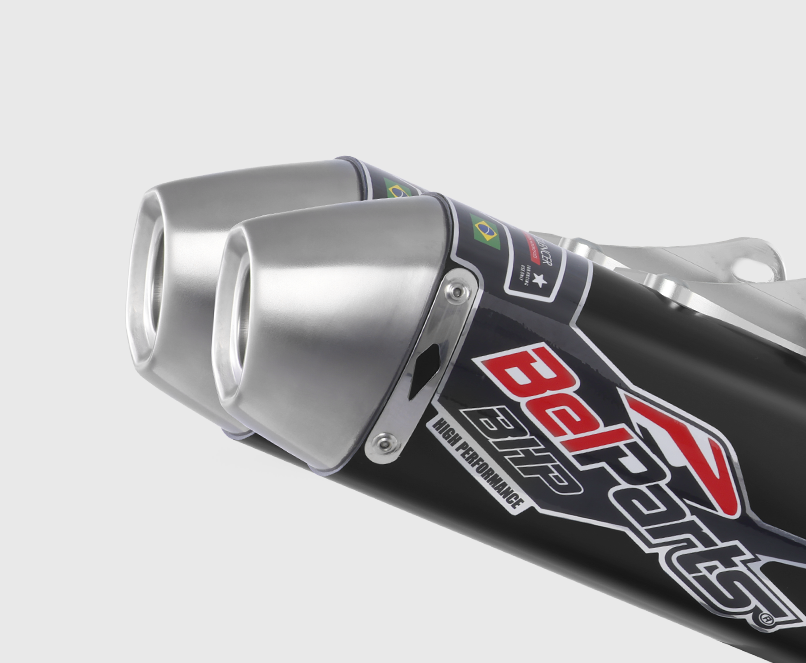Escapamento Honda CRF 250 R 14 -17 Curva + Ponteira