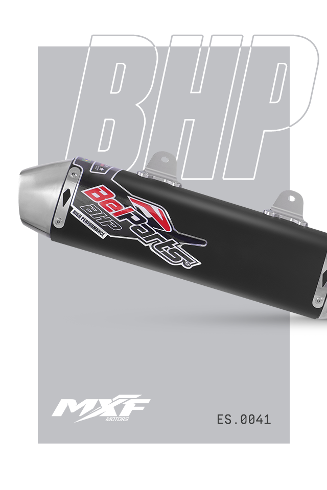 Escapamento MXF RX 250 18-20 BHP Curva + Ponteira