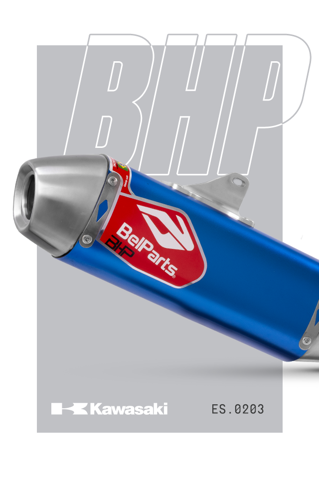 Escapamento KAWASAKI Klx 300 25-26 BHP Curva + Ponteira