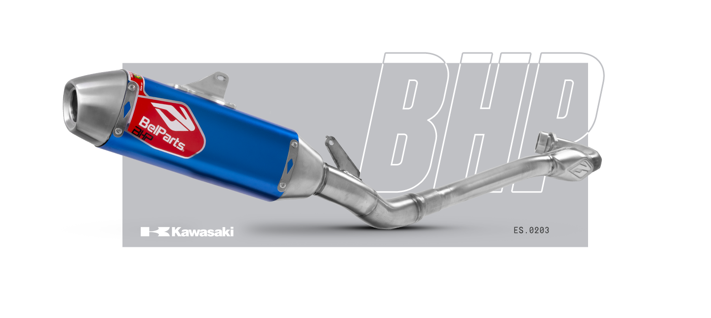 Escapamento KAWASAKI Klx 300 25-26 BHP Curva + Ponteira