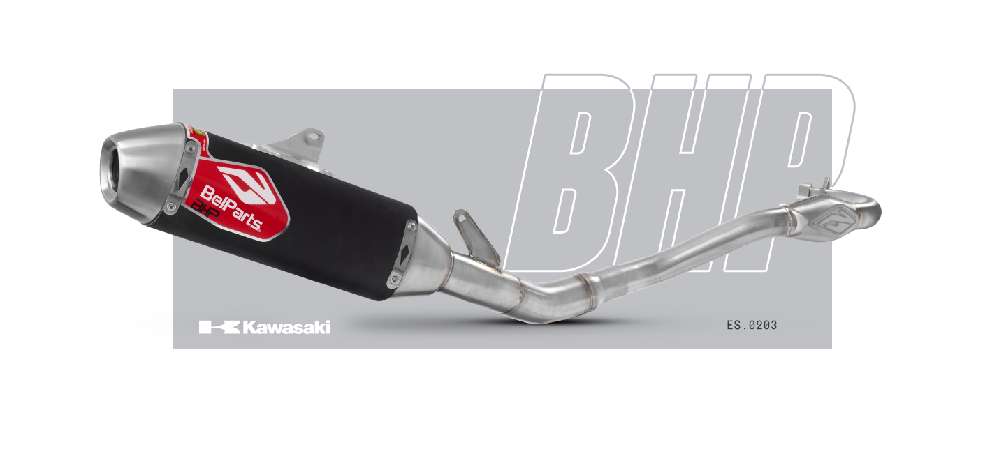 Escapamento KAWASAKI Klx 300 25-26 BHP Curva + Ponteira