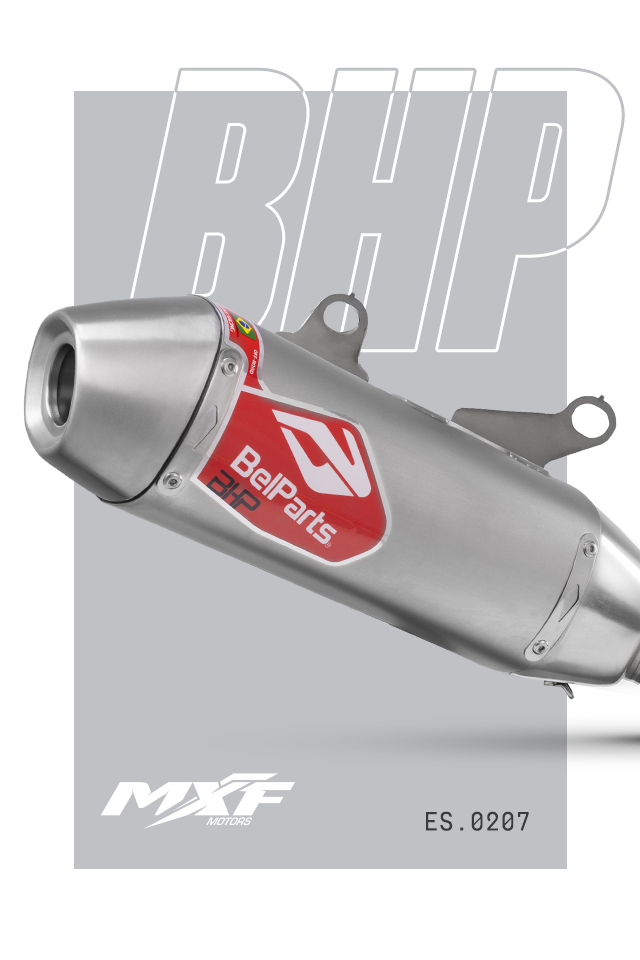Escapamento MXF 270 FI 25-26 BHP Curva + Ponteira